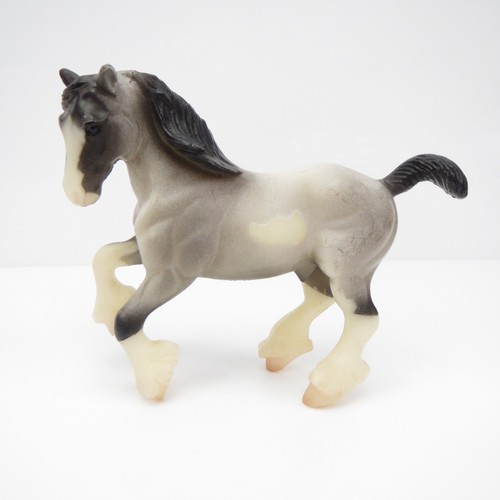 Blue roan clydesdale vintage - roan,