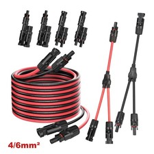 1 Pair 10AWG Solar Extension