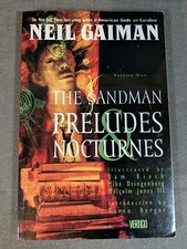 The Sandman Vol 1 Preludes and Nocturnes Trade Paperback (1995, Vertigo, Gaiman)