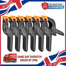 6 X LARGE 6'' PLASTIC SPRING CLAMPS MARKET STALL TARPAULIN COVER GRIPS CLIPS DIY