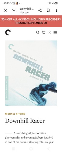 Down hill racer 16mm film - down,