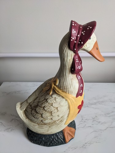 Goose pottery ornament - pottery, ornament.