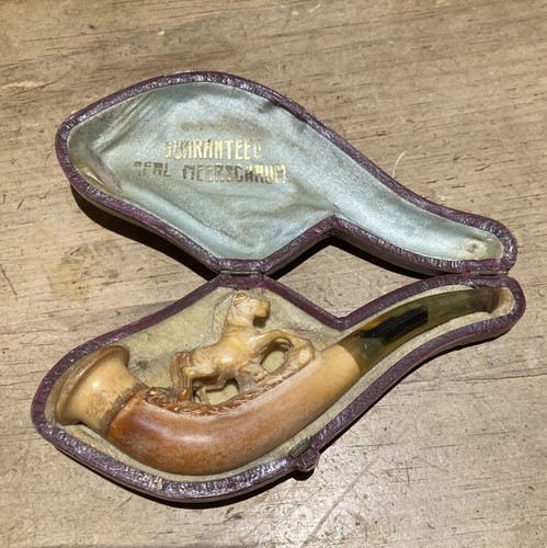 Vintage carved horse - carved,