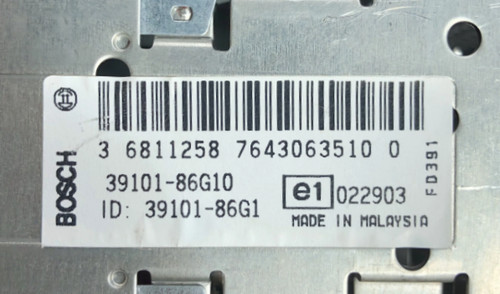 Radio unlock code for bosch - unlock,