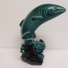 POOLE POTTERY LEAPING SALMON.