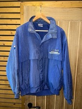 Vintage 1990’s Rothmans Williams Renault Racing Zip Jacket Blue Windbreaker Mens