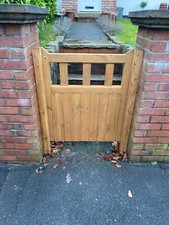 Wooden Garden Gate - Any Size - Treated Or Natural - Durable Redwood Timber