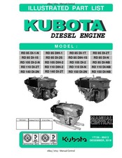 KUBOTA  DIESEL ENGINE RD 85