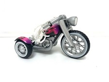 MGA Bratz Babyz 5" Doll Trike Black Hot Pink Flames 3 Wheel Motorcycle Toy
