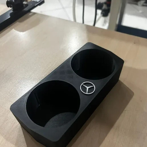 Mercedes dual cup - mercedes, holder