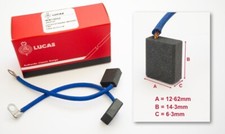 GENUINE LUCAS DYNAMO BRUSHES PAIR LARGE E3L E3LM E3N BSA NORTON TRIUMPH 200737