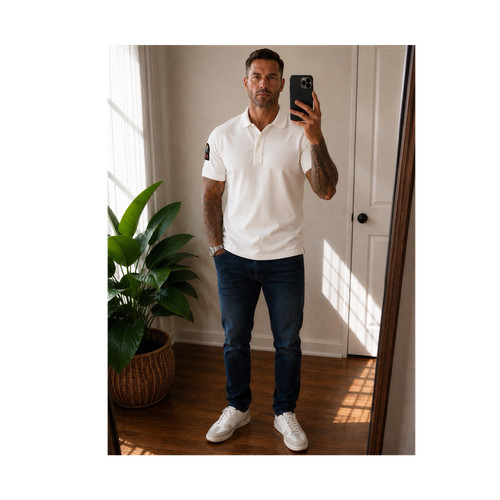 Parajumpers men white - parajumpers, polo
