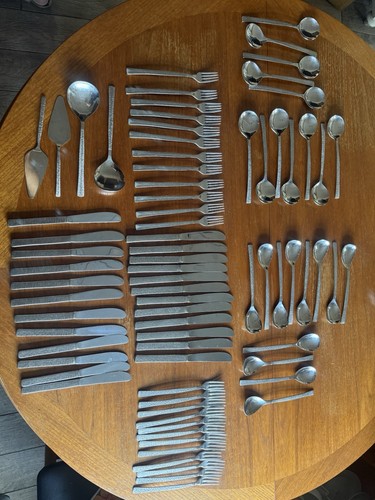 Viners bark pattern - pattern, cutlery
