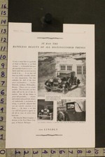 1929 AUTO LINCOLN SPORT