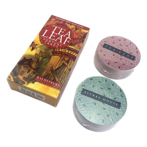 Tea leaf fortune card - tea,