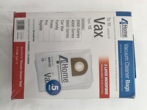 Vax vacuum bags 6131 121 - 6131,