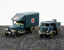 Corgi RAF Airfield AEC Matador Truck and Ambulance Weathered - OO
