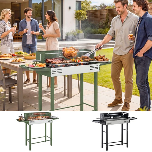 Charcoal barbecue rotisserie - charcoal,