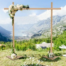 10x10ft Wooden Garden Arch Rose Climbing Plant Support Frame Heavy Duty Archway