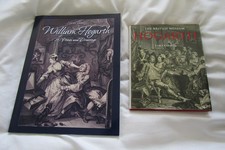WILLIAM HOGARTH 2 books on the artist 80 prints and drawings the British museum