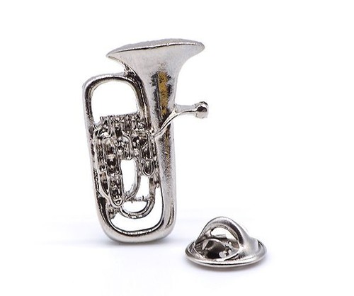 Euphonium lapel pin - lapel, badge