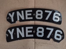Vintage Motorcycle Number