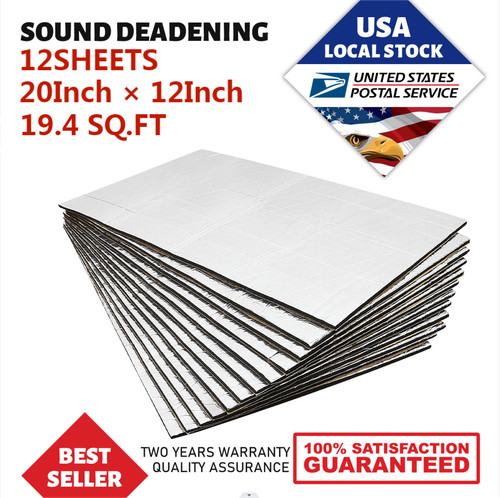 Sound deadener heat shield - shield, for