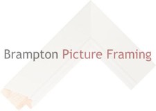 50mm Wide White Reverse Wood Picture Frame Moulding