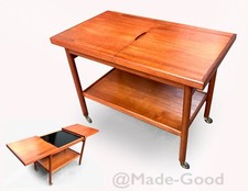 1960s 1970s Vintage retro Danish Teak Model 111 Serving Drinks Trolley Østervig 