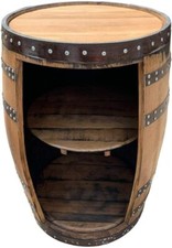 Whiskey Barrel Cabinet, Man Cave Bar Store - Choose your brand  - FREE DELIVERY