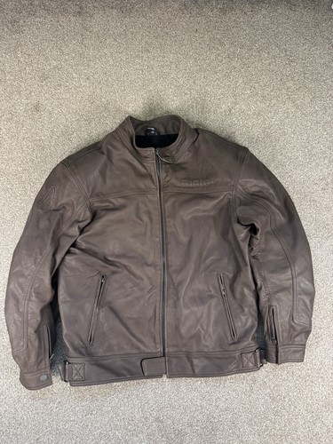 Richa brown leather motorcycle - richa,