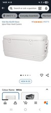 IGLOO Marine Contour 120qt - 113L Ice Chest Cooler Cool Box  White IG50073