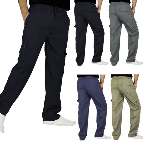 Mens elasticated cargo combat - cargo,