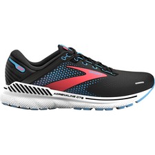Brooks Adrenaline GTS 22 Womens Running Shoes Black Cushioned Support Trainers