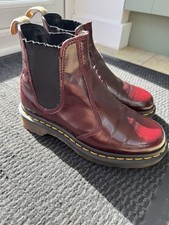 Cherry Red Dr Marten Chelsea