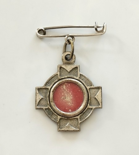 Mama estelle antique medal pin - medal,