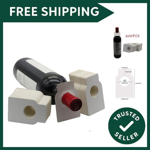 200 wine bottle neck tags - neck, and