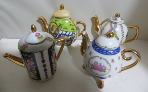 Miniature teapots assorted - miniature,
