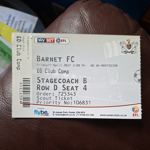 2017 exeter city v barnet - 14/4/2017,