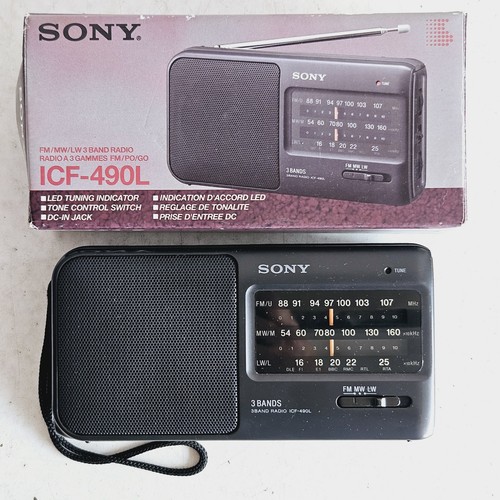 Sony icf 490l - sony, portable
