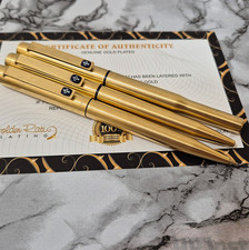 Parker 25  Flighter Pen Set Fountain Pen Ballpoint Pen Pencil 24ct Gold Plated