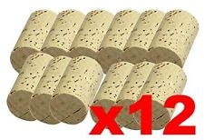 ALMOST OFF GRID 12 x Natural High Quality Straight Wine Bottle Corks