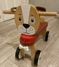 John Lewis Wooden Dog Ride On