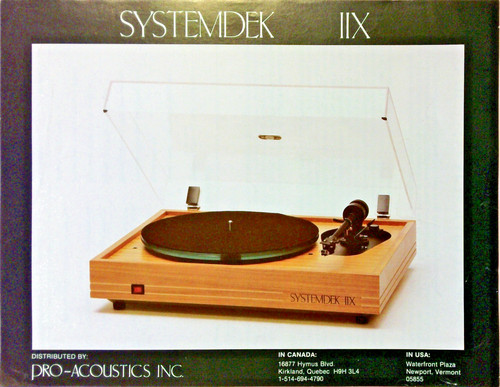 Vintage systemdek iix - vintage, sales