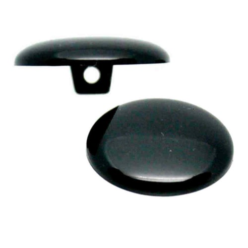 Black slightly domed shank - domed,