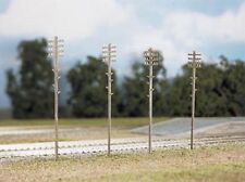 Ratio 452 Telegraph Poles x 16 '00' Gauge =1/76 Scale Plastic Kit 1st Class Post