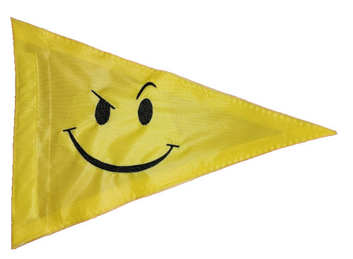 Custom smirky smiley - smirky, triangle