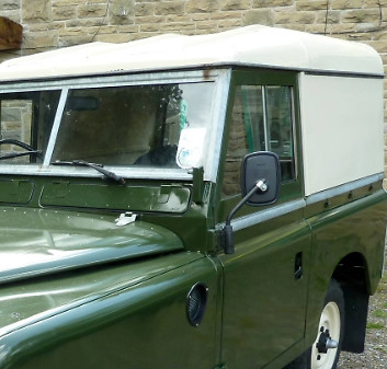 Land rover mirror - land, door