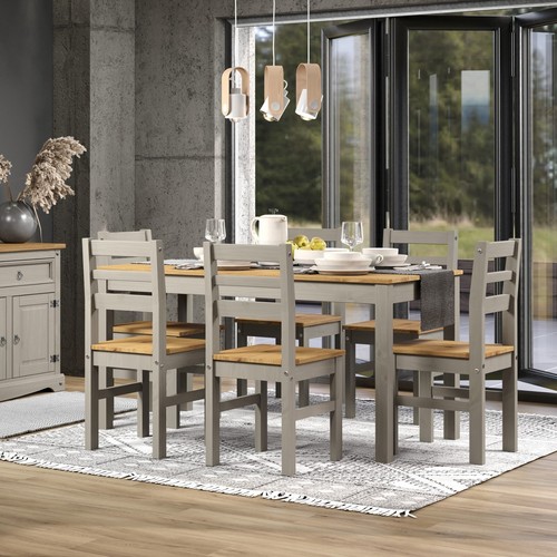 Greywashed corona solid pine - greywashed,