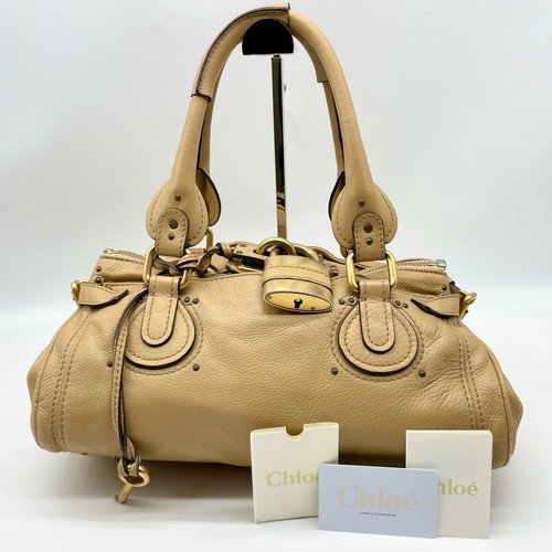 Chloe paddington handbag beige - paddington,
